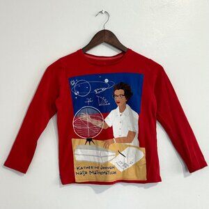Piccolina Red Katherine Johnson Shirt